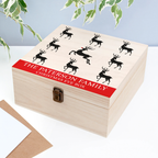 Personalised Reindeer Family Christmas Eve Box