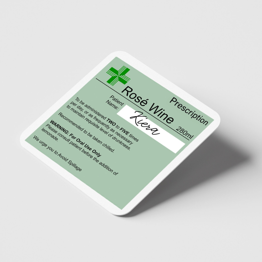 Personalised Prescription Wine Mug