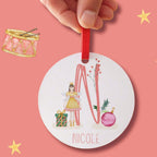 Personalised Nutcracker or Sugar Plum Fairy Christmas Ornament