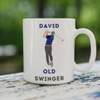 Old Swinger Golf Mug Funny Golfer Gift