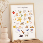 Personalised Sweet Nursery Alphabet Print