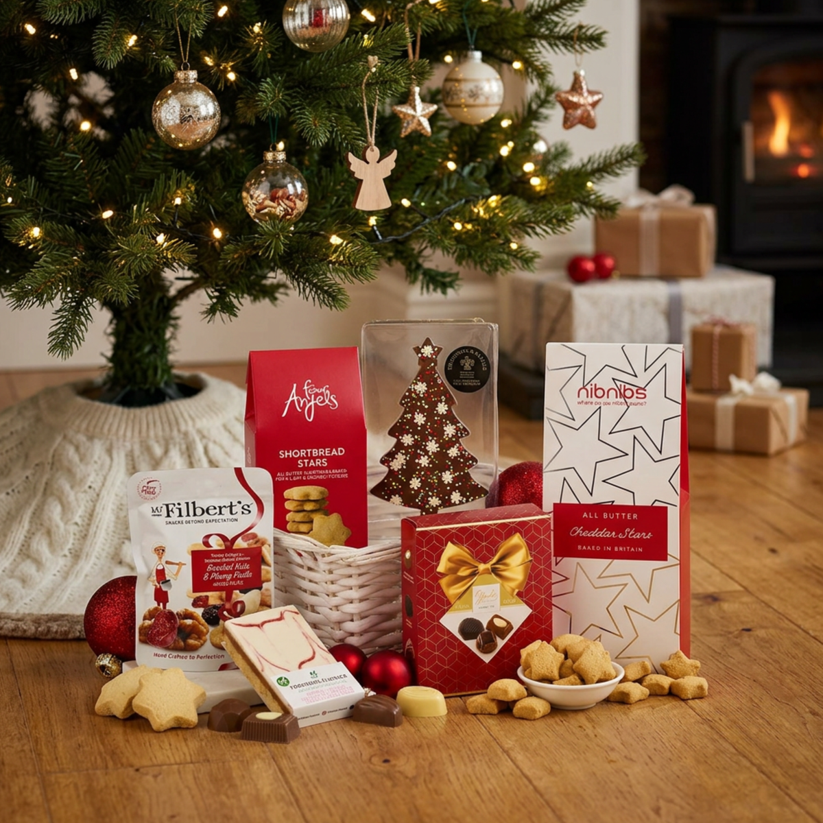 Sweet Christmas Treats Basket