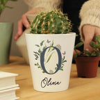 Personalised Botanical Initial Planter