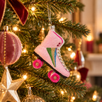 Retro Roller Skate Christmas Bauble