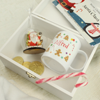 Personalised Christmas Eve White Wooden Box