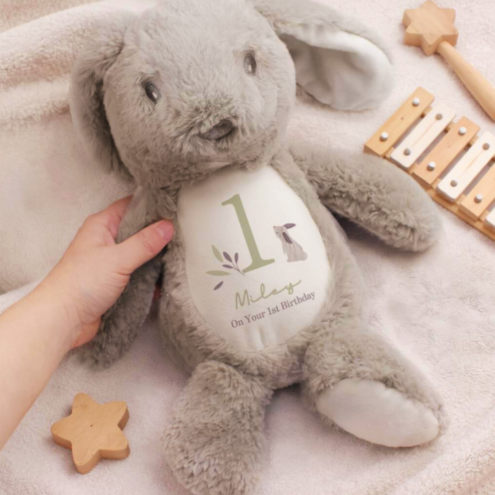 Personalised New Baby Bunny