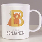 Personalised Animal Alphabet Melamine Mug