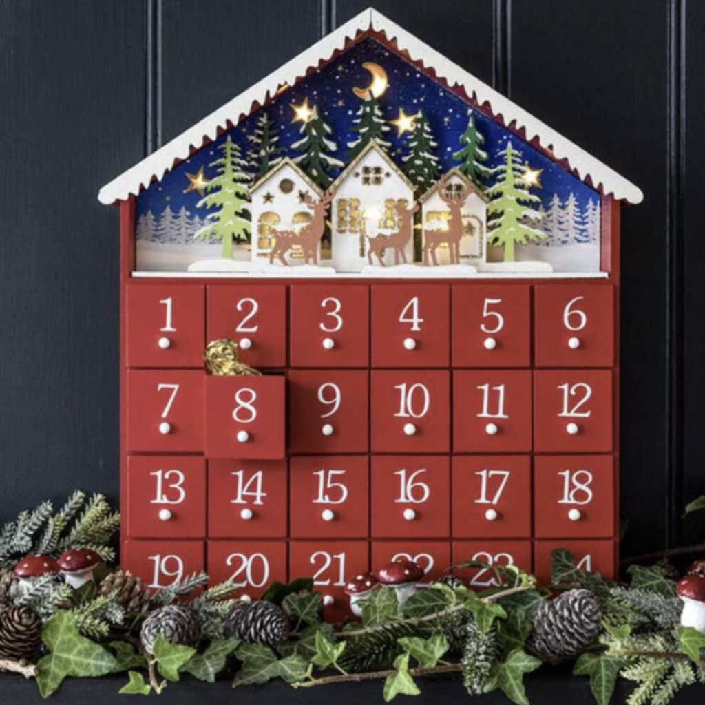 Personalised LED House Advent Calendar