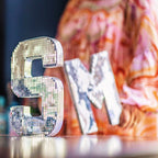 Make Your Own Disco Mirror Letter