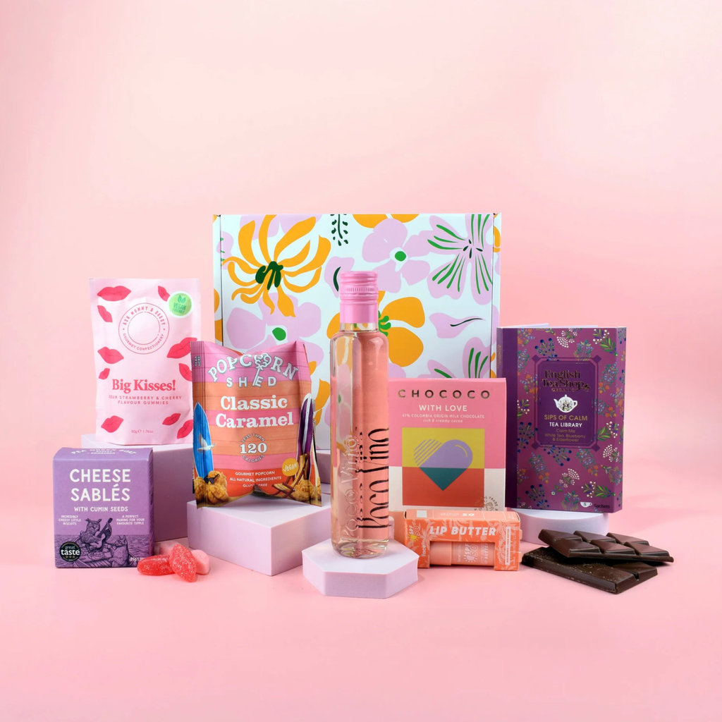 Sweet Treats & Rosé Wine Gift Box