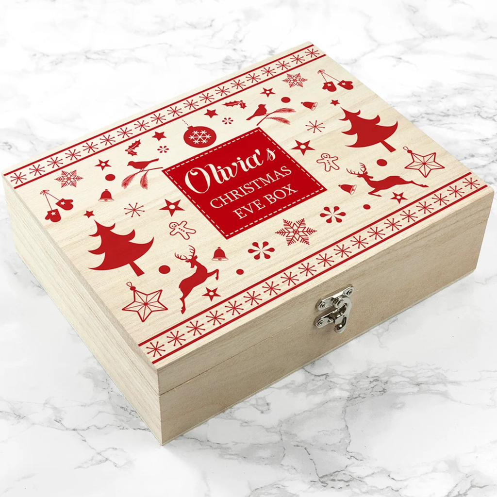 Personalised Festive Scandi Christmas Eve Box