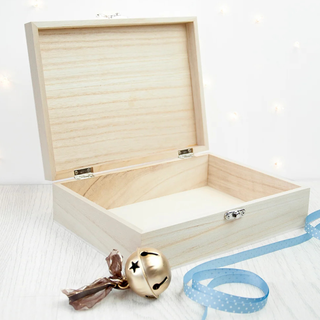 Personalised Geometric Reindeer Christmas Eve Box