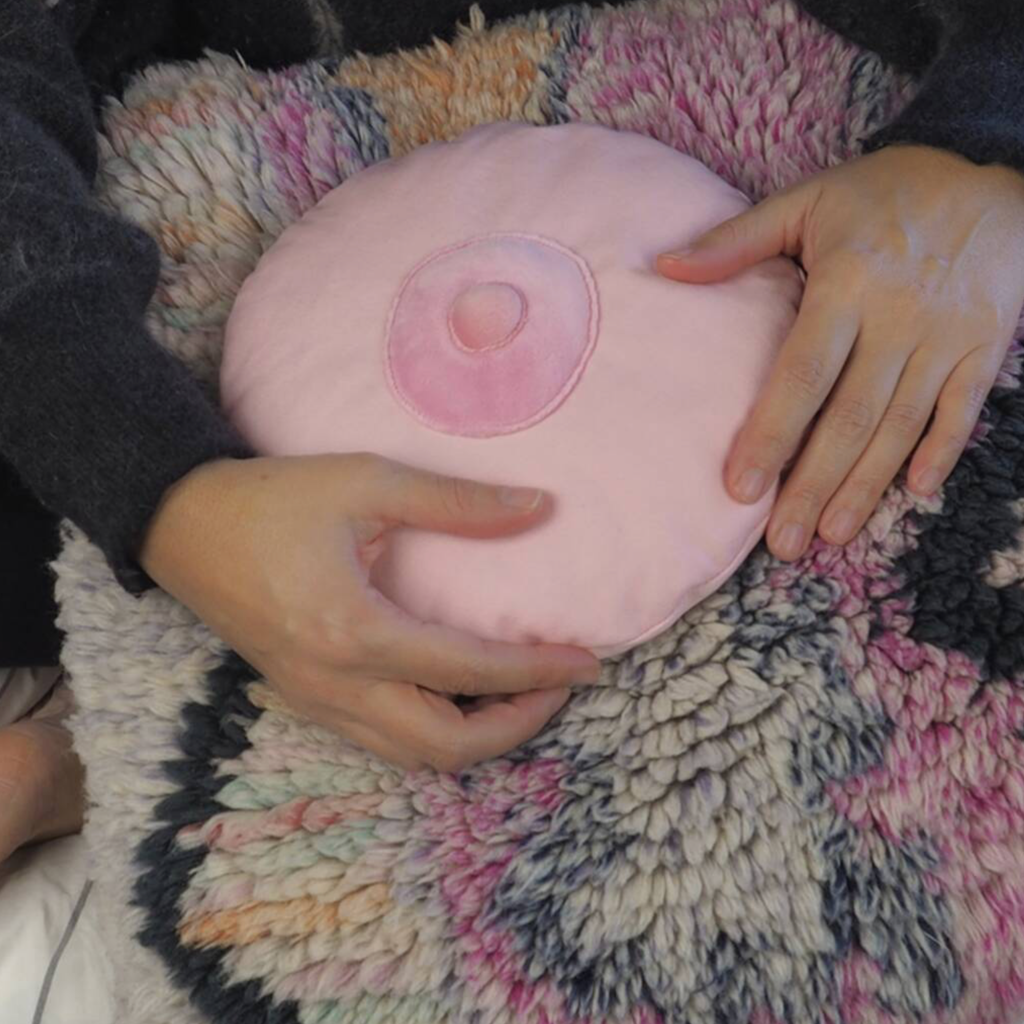 Pocket Pal Pink Boob Microwaveable Hand Warmer