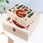 Personalised Scandi Fox Christmas Eve Box