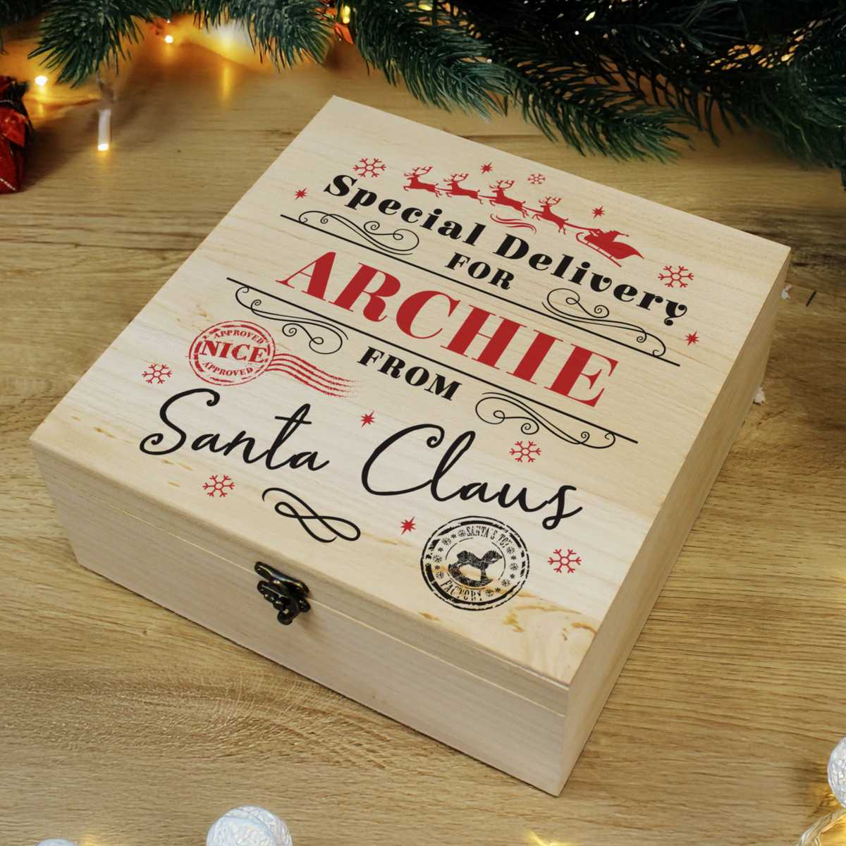 Personalised Special Delivery Christmas Eve Box