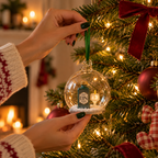 Personalised Gin and Tonic Glass Dome Christmas Bauble