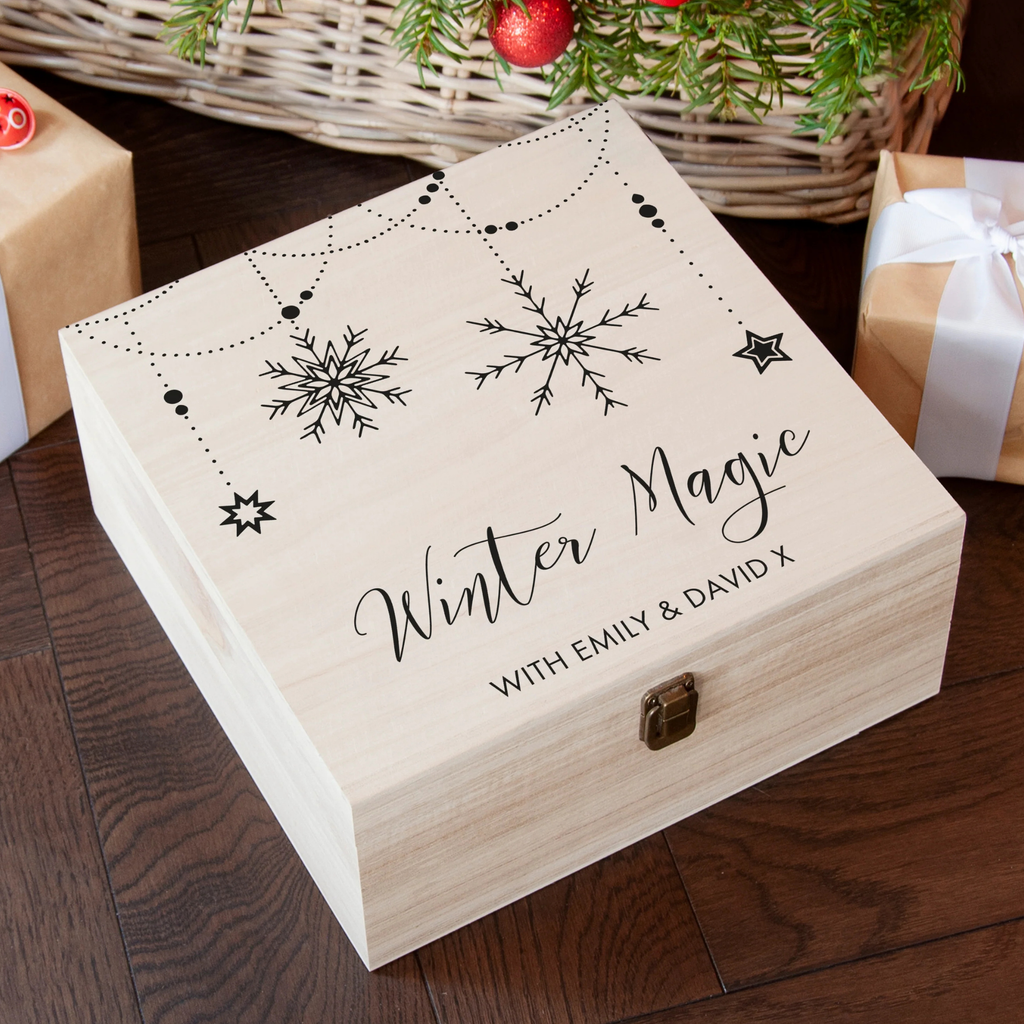 Personalised Winter Magic Christmas Eve Box