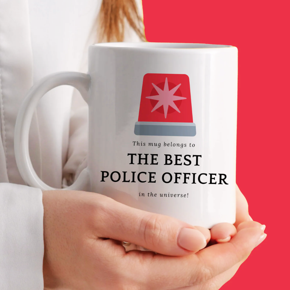 Personalised Best Police Officer Mug
