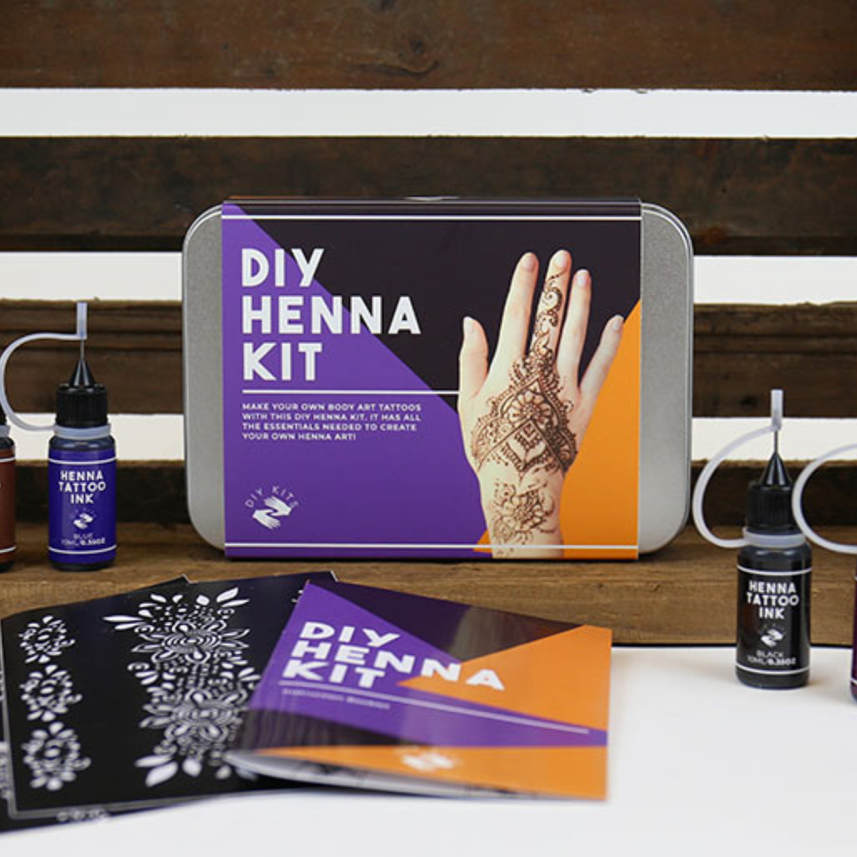 Henna-Style DIY Temporary Tattoo Kit