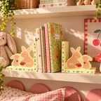 Personalised Bunny Rabbit Wooden Bookends