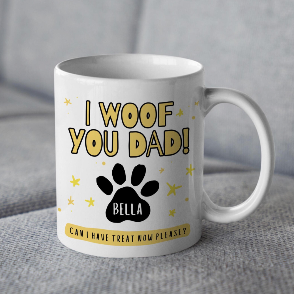 Personalised From The Dog Father Mug