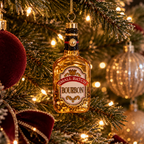 Bourbon Whiskey Bottle Christmas Bauble