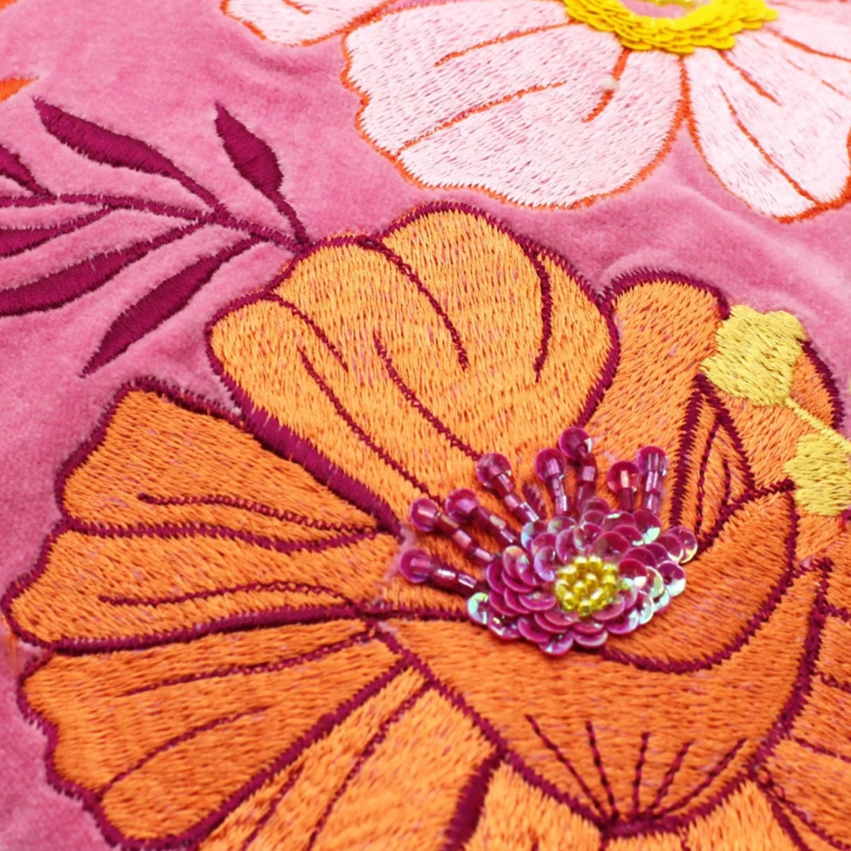 Posy Pink Velvet Hot Water Bottle