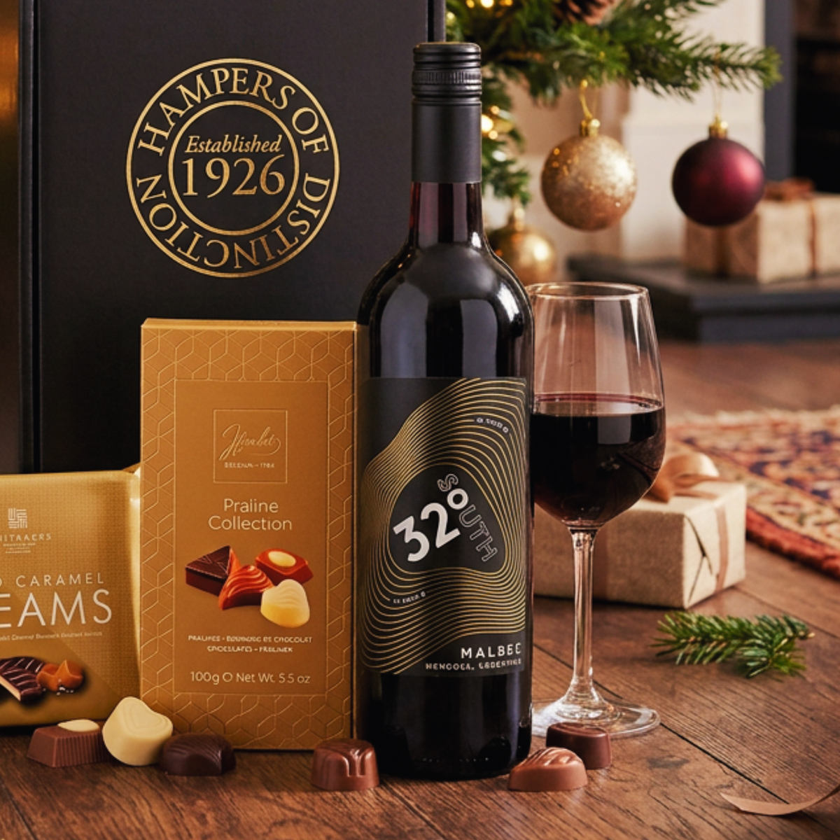 Red Wine & Chocolate Hamper