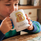 Personalised Animal Alphabet Melamine Mug