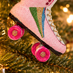 Retro Roller Skate Christmas Bauble