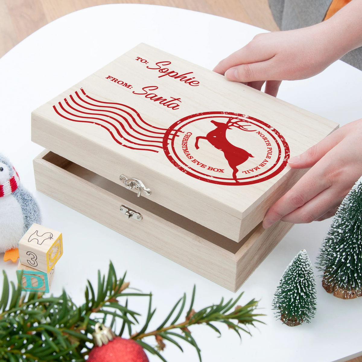 Personalised North Pole Special Delivery Christmas Eve Box