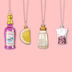 Set of 4 Personalised Tequila Baubles