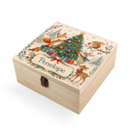 Personalised Woodland Animals Christmas Box