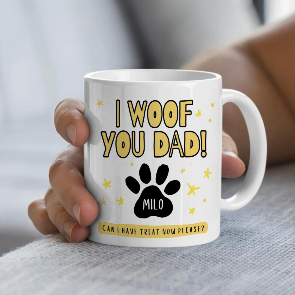 Personalised From The Dog Father Mug