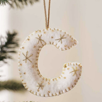 Alphabet Embroidered Felt Decoration