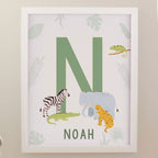 Personalised Animal Print In A Frame