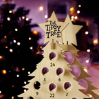Refillable Wooden Christmas Advent Calendar Tree