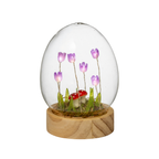 Flower Dell LED Glass Dome Light