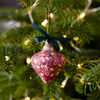 Set Of 4 Partridge Christmas Tree Decorations