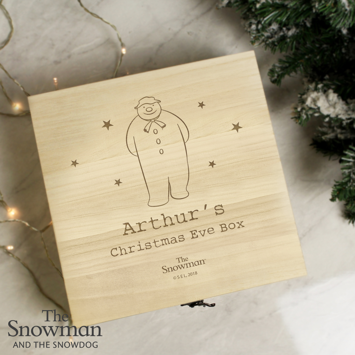 Personalised The Snowman Christmas Eve Box