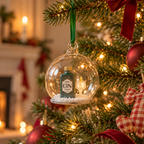 Personalised Gin and Tonic Glass Dome Christmas Bauble