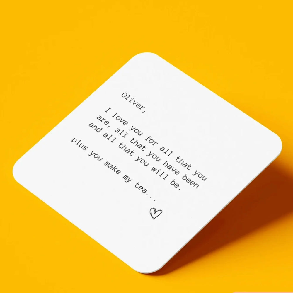 Personalised You Make My Tea Mug