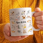 Types Of Cats Funny Mug