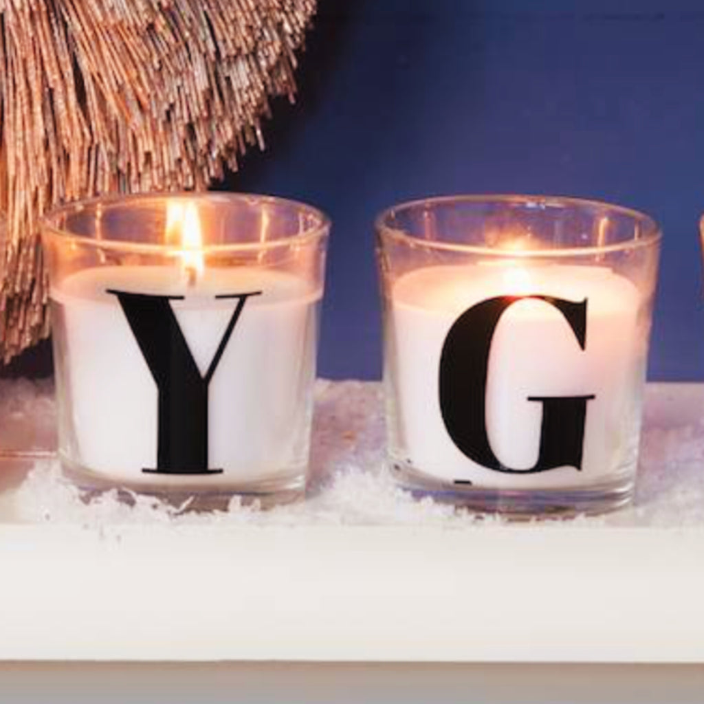 Personalised Letter Scented Candle