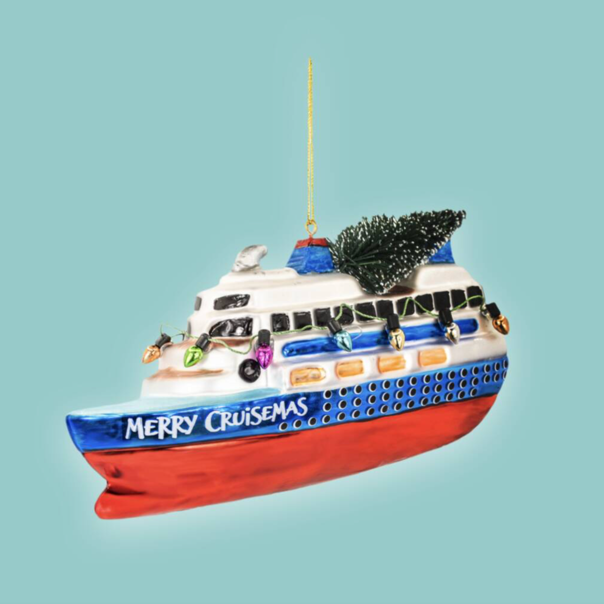 Merry Cruisemas Cruise Ship Christmas Bauble