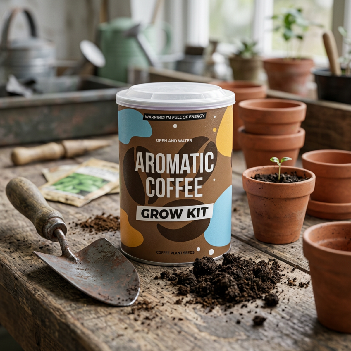 Grow Your Own Coffee Plant Tin