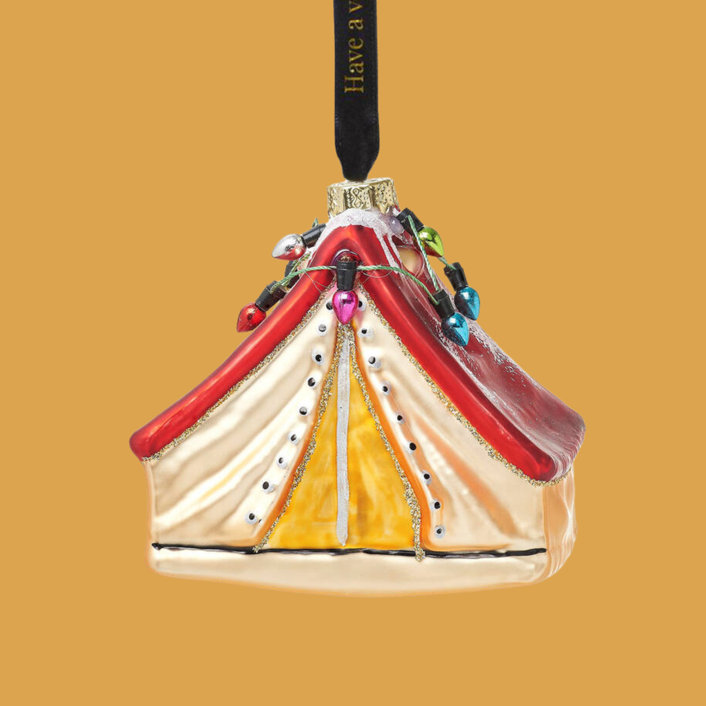 Personalised Tent Christmas Bauble