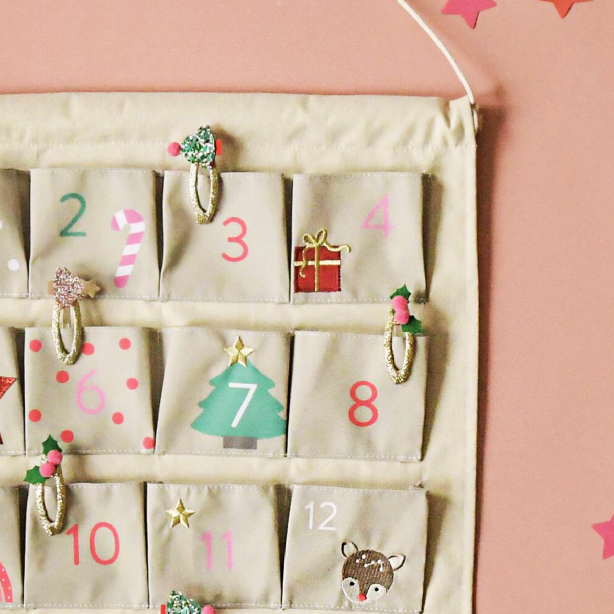 Personalised Christmas Fabric Advent Calendar