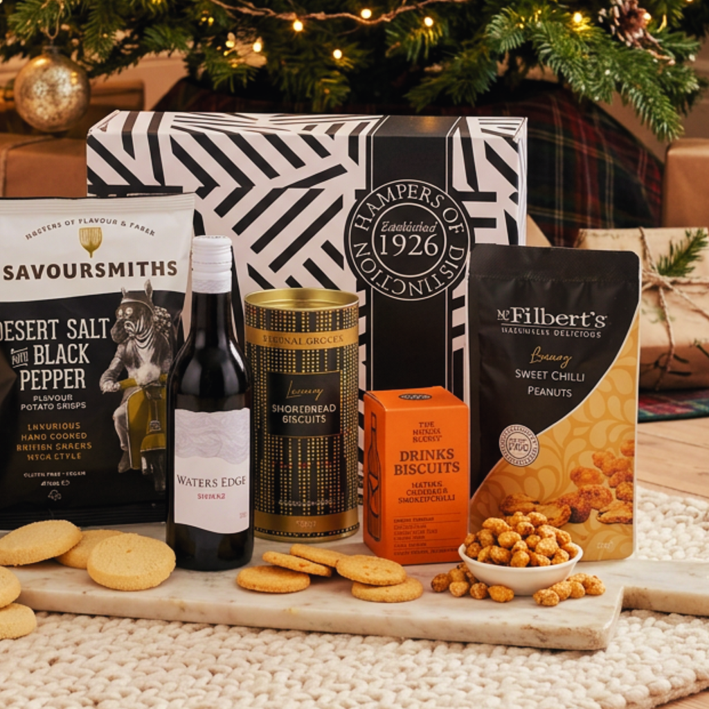 Red Wine Gift Box Mini Shiraz Salted Caramel Fudge & Gourmet Treats