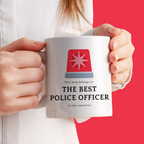 Personalised Best Police Officer Mug